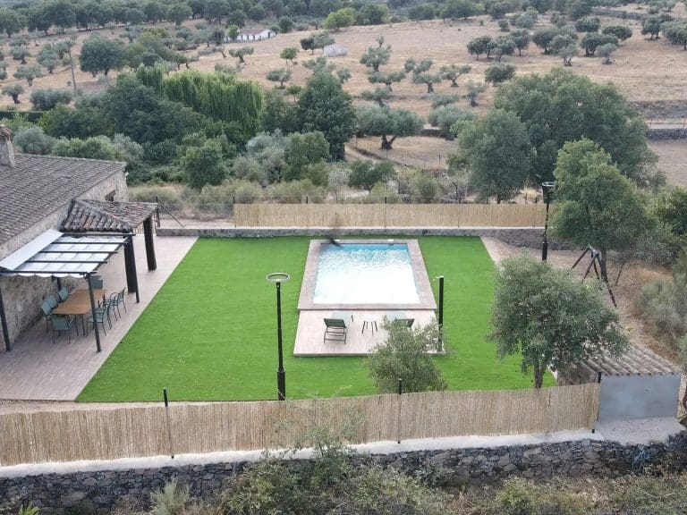 Casa Rural La Vega Badajoz - Exclusive 3-Bedroom Retreat with Private Pool & Panoramic Views in San Vicente de Alcántara