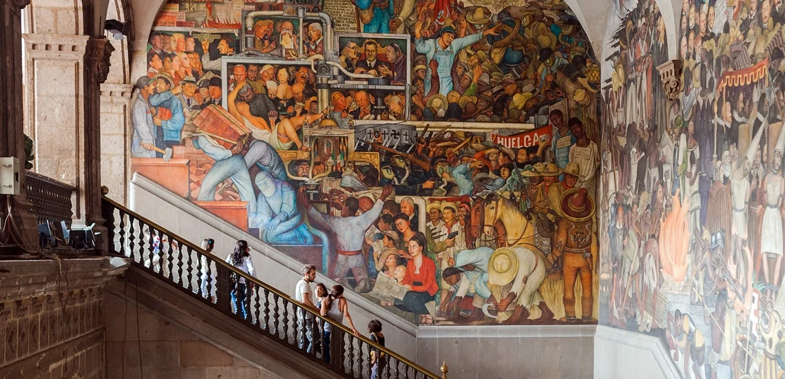 Frida Kahlo Museum & Rivera Murals